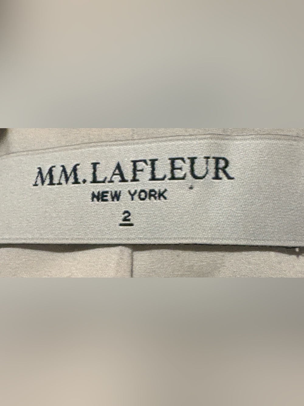 MM Lafleur “The Jie Jacket” Cream Textured Tweed-Like Fringe Trim Jacket - Sz. 2 - Picture 14 of 15